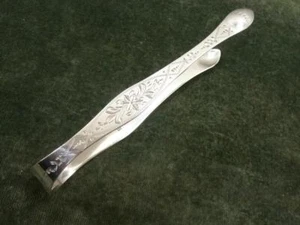 Georgian Peter  Anne William Bateman Hallmarked Silver Sugar Tongs C.1800 - Picture 1 of 1