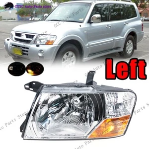 Left For Mitsubishi Pajero Montero 2003-2006 Headlight Assembly Turn Signal - Picture 1 of 24