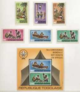 Togo 1973 Scouting Series Cpl And BF New Complete MNH T959 - Picture 1 of 1