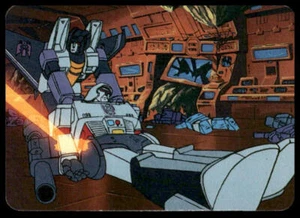 1985 Hasbro Transformers #58 The Fallen Leader Series 1 Action Card NM - Picture 1 of 2