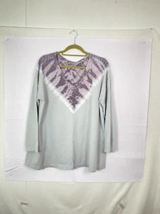 Top túnica Jill Pure Jill suave relajado tie dye talla XL Reto viaje de gran tamaño - Imagen 1 de 11