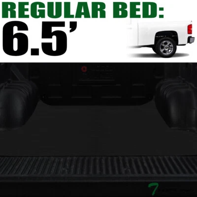Topline For 2007-2018 Silverado/Sierra 6.5 Feet Rubber Truck Bed Mat Liner V2 Foto 1 de 4