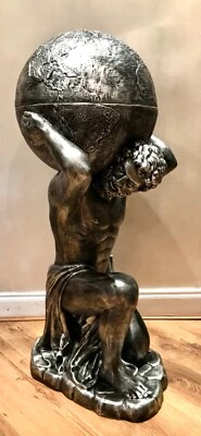 Mini bar Atlas  antique silver - Image 1 of 3