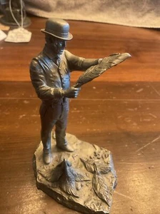 The Tobacco Grower,  1978 Franklin Mint  Fine Pewter Figurine - Picture 1 of 3