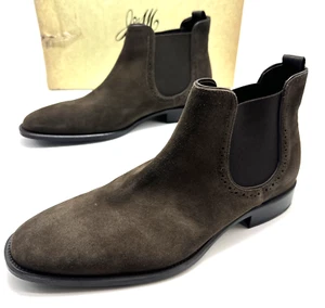 Johnston & Murphy Men’s Size 9 M Maxwell Chelsea Boot - DK Brown Suede - Picture 1 of 5