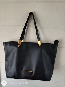 Marc By Marc Jacobs Black Leather Tote Bag Large - Picture 1 of 16