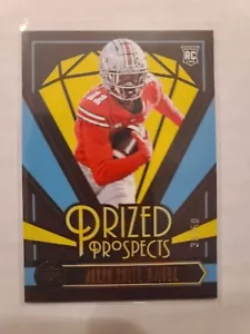 2023 Legacy Prized Prospects Jaxon Smith-Njigba RC #PP-10 Blue Parallel 36/50 - Picture 1 of 2
