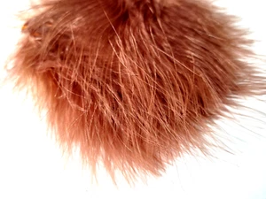 MARABOU BLOOD QUILLS - RUST - Fly Tying Feathers - Woolly Bugger - 12 pc - NEW! - Picture 1 of 2