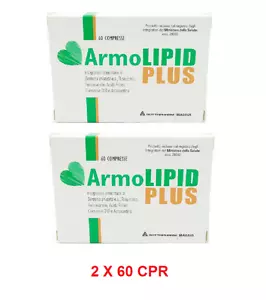 ARMOLIPID PLUS 60 COMPRESSE OFFERTA SALDI 2 CONFEZIONI TOTALE 120 CPR - Imagen 1 de 1
