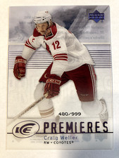 2007-08 Upper Deck Ice - CRAIG WELLER #172 Arizona Coyotes Rookie RC /999