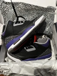 Jordan 3 Retro Court Purple - Picture 1 of 4