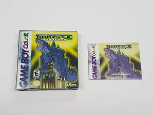 Godzilla The Series Authentic Original Nintendo Game Boy Color Box & Manual ** - Picture 1 of 12