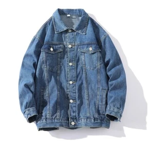 Men's Blue Denim Jacket Size M - Picture 1 of 3