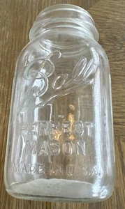 Barattolo Ball Perfect Mason 1 quarto, 32 oz vintage made in USA ottime condizioni - Foto 1 di 8