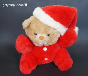 VINTAGE HAMILTON GIFTS PRESENT 1987 CHRISTMAS BEAR 12" PLUSH - Picture 1 of 2
