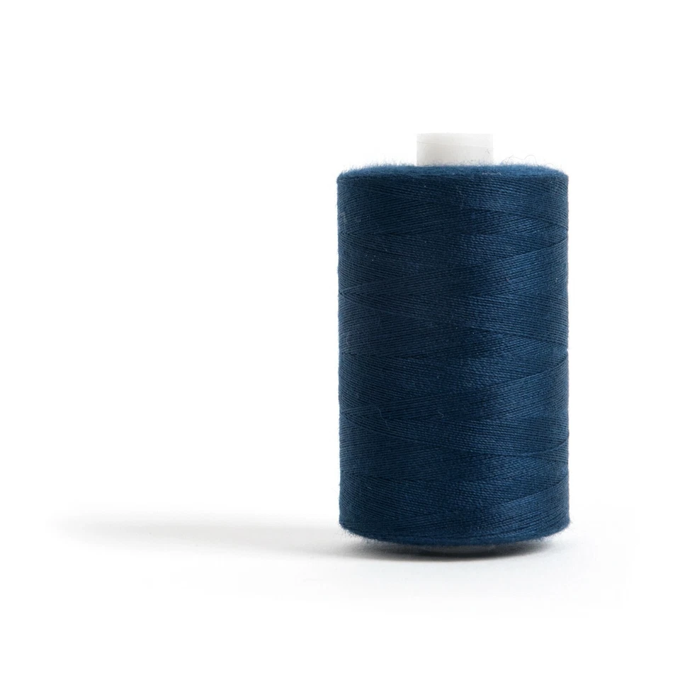 Sewing & Overlocking Thread:1000m_Navy suitable for both machine and hand sewing - Image 1 of 1