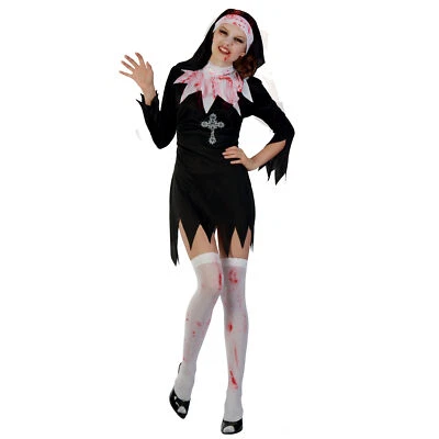 Ciao Suora Insanguinata Costume Donna Taglia Unica - Immagine 1 di 4