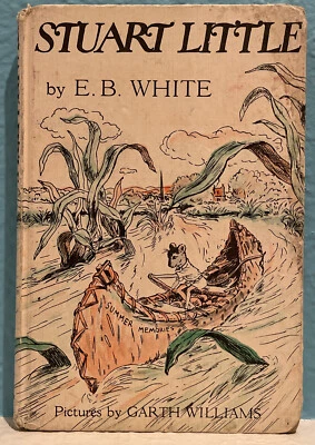 Stuart Little By E.B. White (1945) First Edition 1st Hardcover No Dust Jacket Foto 1 de 4
