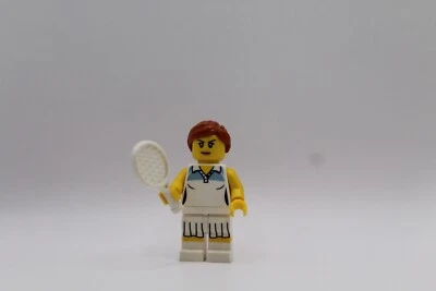 LEGO® Minifigure col03-10 Tennis Player Series 3 Mini Figure Lot rare HTF - Image 1 of 2