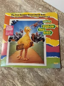 Sesame Street – Follow That Bird Soundtrack 1985 RCA CBL1-5475 NM Vinyl - Picture 1 of 7