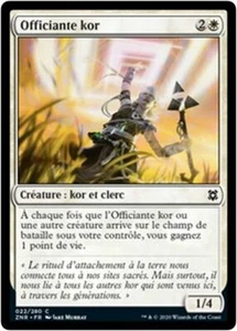 MTG Magic ZNR - [x4] Kor Celebrant/Officiante kor, French/VF - Picture 1 of 1