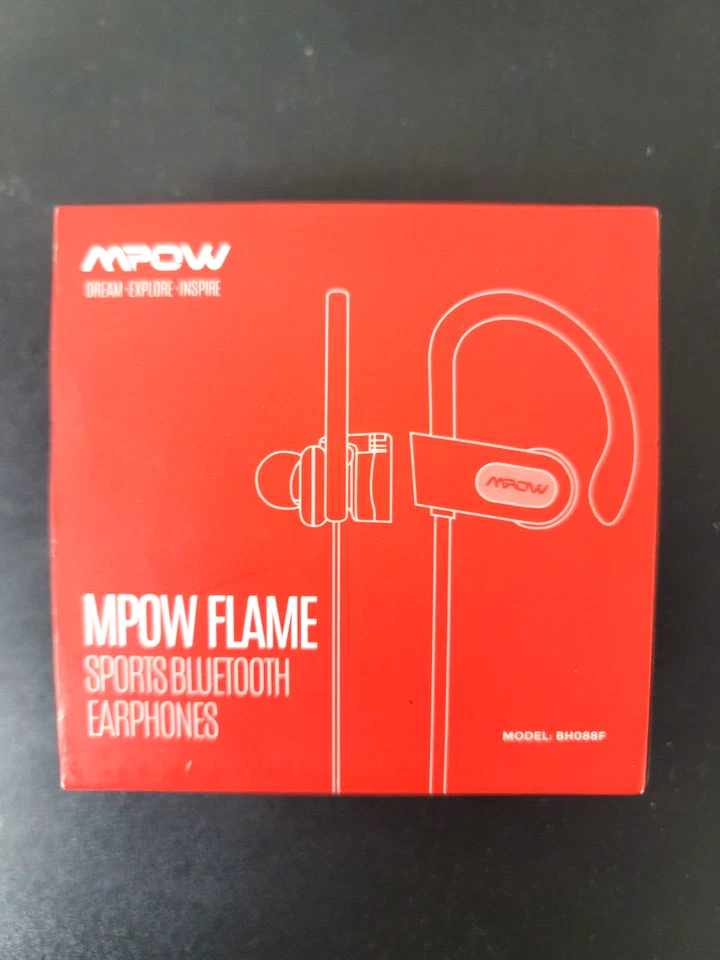 Auriculares Bluetooth Mpow Flame Auriculares Inalámbricos Estéreo Gancho para Oído - BH088F Foto 1 de 2