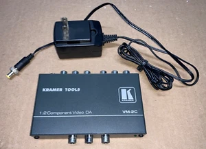 AMPLIFICADOR DE DISTRIBUCIÓN DE VIDEO COMPONENTE 1:2 KRAMER TOOLS VM-2C - Imagen 1 de 5