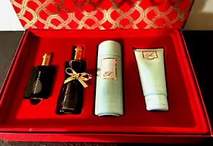 Estee Lauder Youth Dew 4 Pc Gift Set Parfum / Bath Oil / Dusting Talc / Lotion - Picture 1 of 3