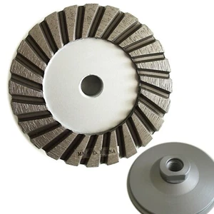 Rueda de copa Supreme Turbo de 4" - diamante de arena 60/80 para molienda de piedra de concreto duro - Imagen 1 de 4