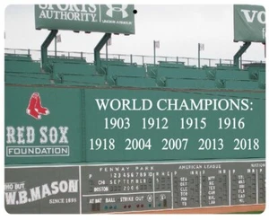 Boston Red Sox 9 time World Series Champions Fenway Green Monster metal sign - Picture 1 of 1