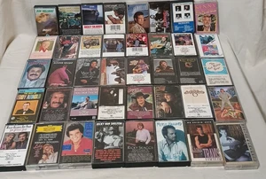 40 Lot Male Country Cassette Tapes Marty Robbins, Eddie Arnold, John Denver - Picture 1 of 8
