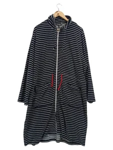 Ulla Popken Damen Kapuzenpullover Gr. 52 gestreift Baumwolle Reißverschluss - Bild 1 von 6