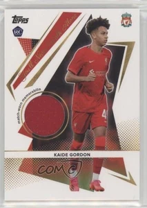 2021-22 Liverpool Team Set You'll Never Walk Alone Relics Kaide Gordon Rookie RC - Picture 1 of 4