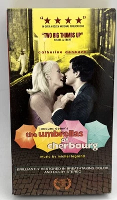 The Umbrellas Of Cherbourg (VHS 1997) 1964 French W/ English Subtitles RARE HTF - Image 1 of 4