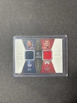 2008-09 SP Rookie Threads Rookie Threads Dual OJ Mayo Derrick Rose #RTD-MR RC - Image 1 of 2