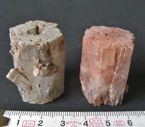 Zwei grosse Aragonit-Kristalle aus Aragon/Spanien - Heilstein Sammlermineral - Bild 1 von 4