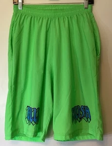 Billie Eilish Green Merch Shorts Large RARE - Picture 1 of 9