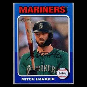 2024 Topps Heritage High Number - #583 Mitch Haniger Blue Border - Mariners - Picture 1 of 2