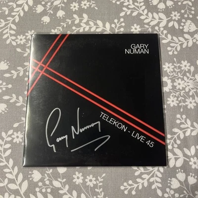 GARY NUMAN Telekon - Live 45 - 7" Vinyl - Signed - Number 0184 of 1,980 copies.  - Image 1 of 4