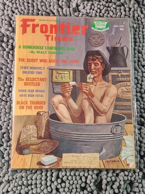 Vintage Frontier Times Magazine July, 1968 -  "The Scout Who Saved The Sioux" - Image 1 of 3