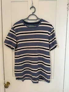 Men's Fat Face T-Shirt Size Large Striped Cotton Short Sleeve - Picture 1 of 3