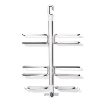 NEW but DAMAGED OXO Aluminum Hose Keeper Shower Caddy - Image 1 of 4