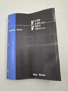 Cummins Diesel Shop Manual V6-265 V588-C V785-C Diesel Engines 1970 - Picture 1 of 8