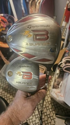 Taylor Made Burner Driver RH 10.5 Graphite And 3 Wood. Both In Good Condition.  - Image 1 of 4
