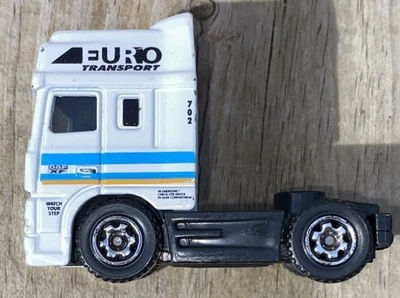 2010 Matchbox 10-Pack Exclusive DAF XF95 Space Cab (White Euro Transport) LOOSE - Image 1 of 4