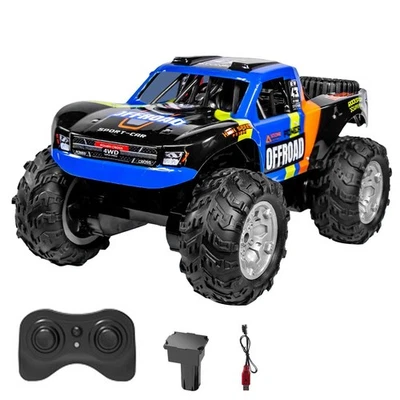 1/14 2.4G RC Off Road Vehicle 4*4 Stunt Car 360 Rotation Amphibious Pickup RTR - Image 1 of 4