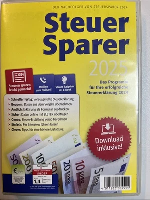 Lidl Steuer Sparer 2025 für die Steuererklärung 2024 - Bild 1 von 2