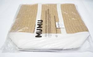 Bolso de Mano Show Me Your Mumu Paja de Papel Natural Playa Verano Bolsa de Viaje Nuevo con Etiquetas - Imagen 1 de 3