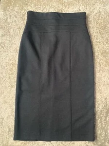 Robert Rodriguez Black High Waisted MIDI Pencil Skirt Size 6 - Picture 1 of 4