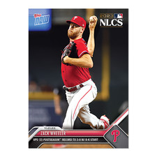 Zack Wheeler 2023 MLB TOPPS NOW Card 1028 - Presale
